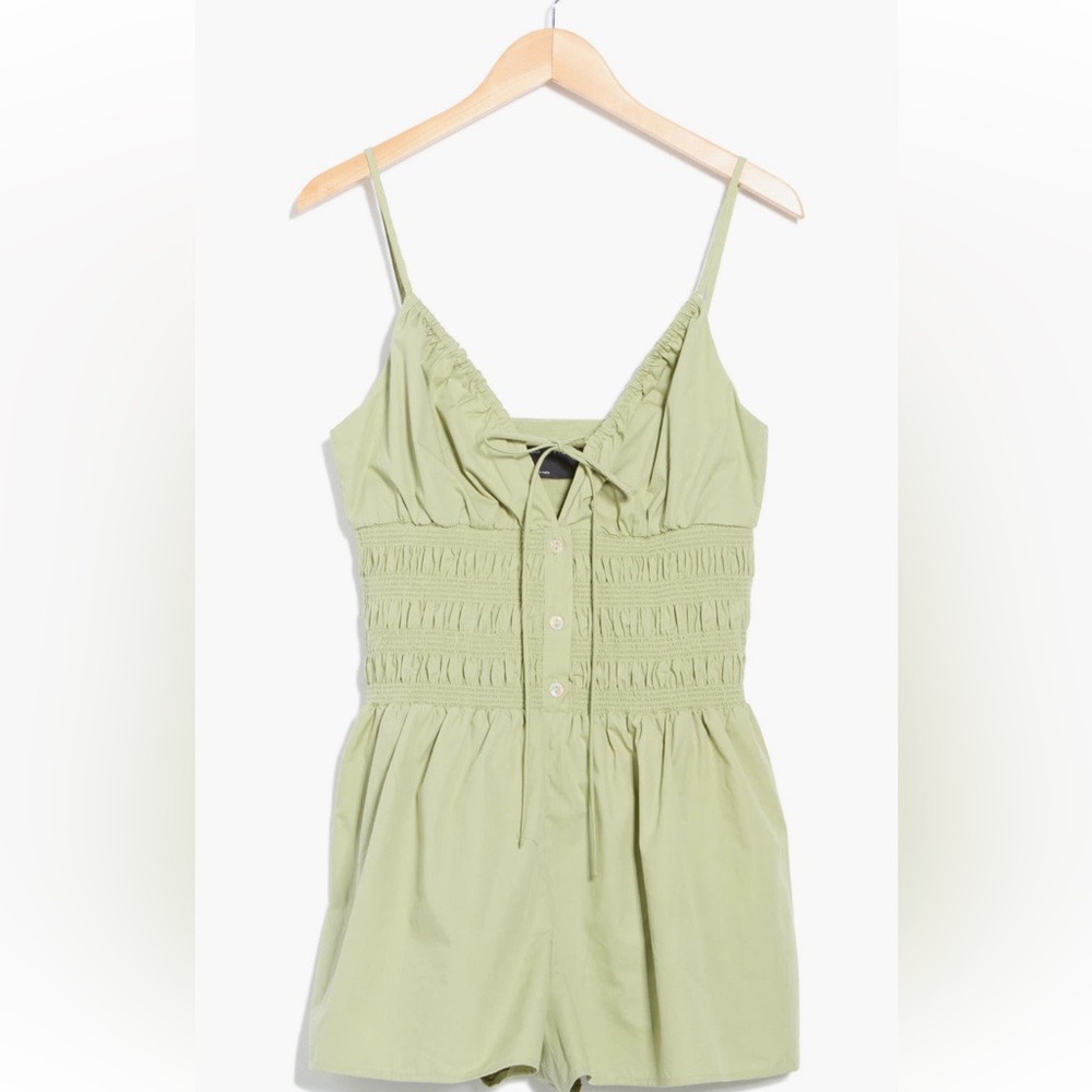ASOS smocked waist romper